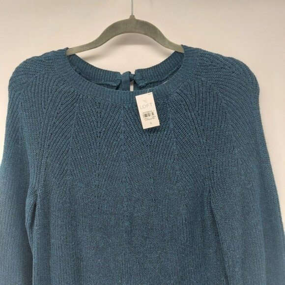 Loft Ribbed Tie Back Sweater Dress - Picture 5 of 9